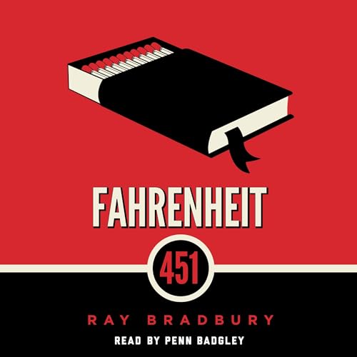 Fahrenheit 451 audiobook cover